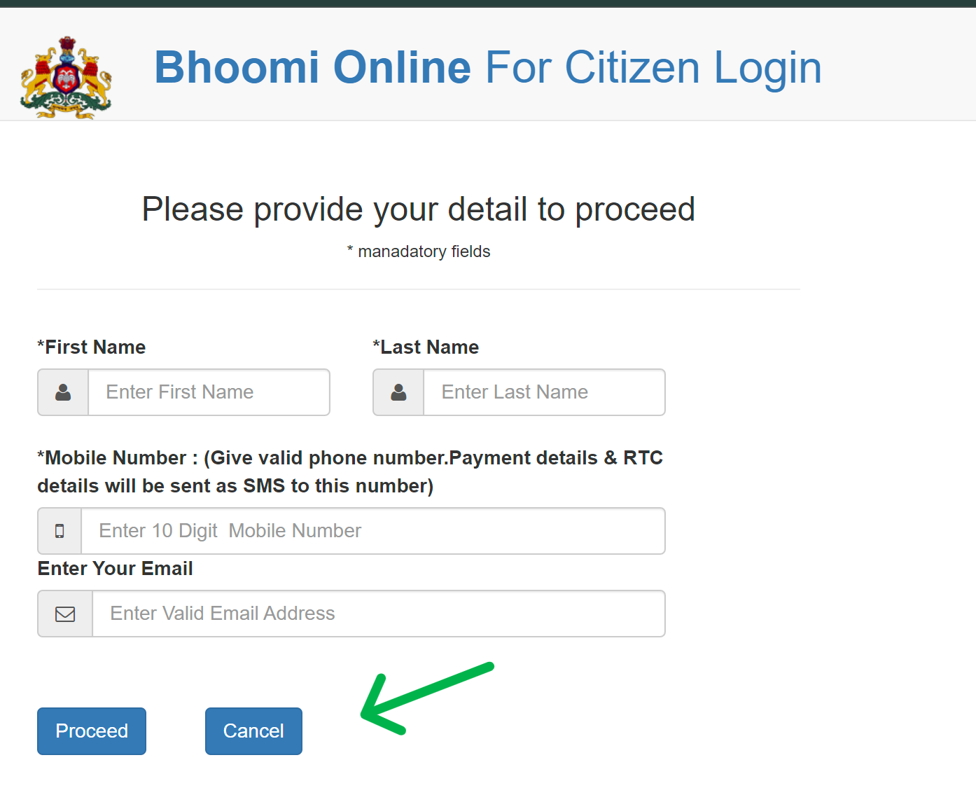Citizen Login